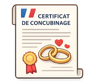 Certificat de concubinage
