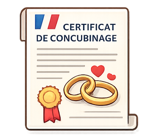 Certificat de concubinage