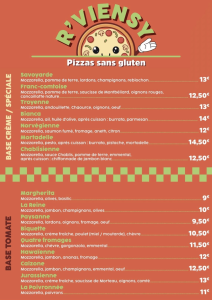 R’viensy Pizza carte 1 R’viensy Pizza carte 1